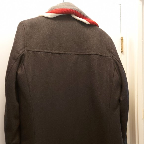 Tommy Hilfiger Wool Melton Walking Coat with Scarf - Picture 2 of 4